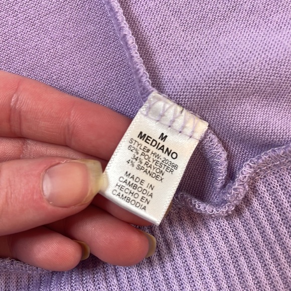 Lavender Cardigan - Picture 4 of 5